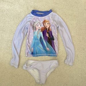 Disney frozen toddler girls swimsuit
